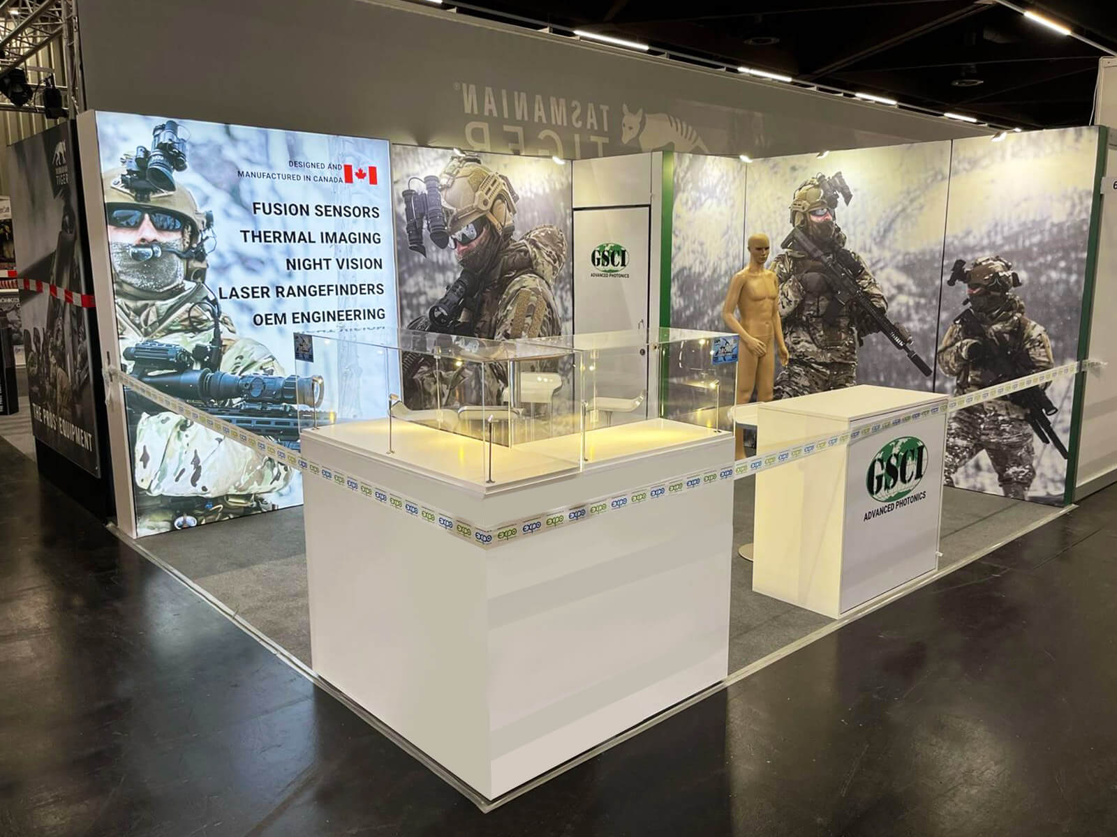 Standbouw voor GSCI-Advanced Photonics op Enforce Tac 2025