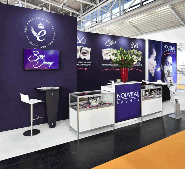 Standbouw voor beauty-forum