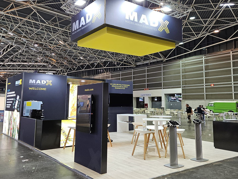 Standbouw voor Macro arry gmbh op EAACI 2024, Spanje