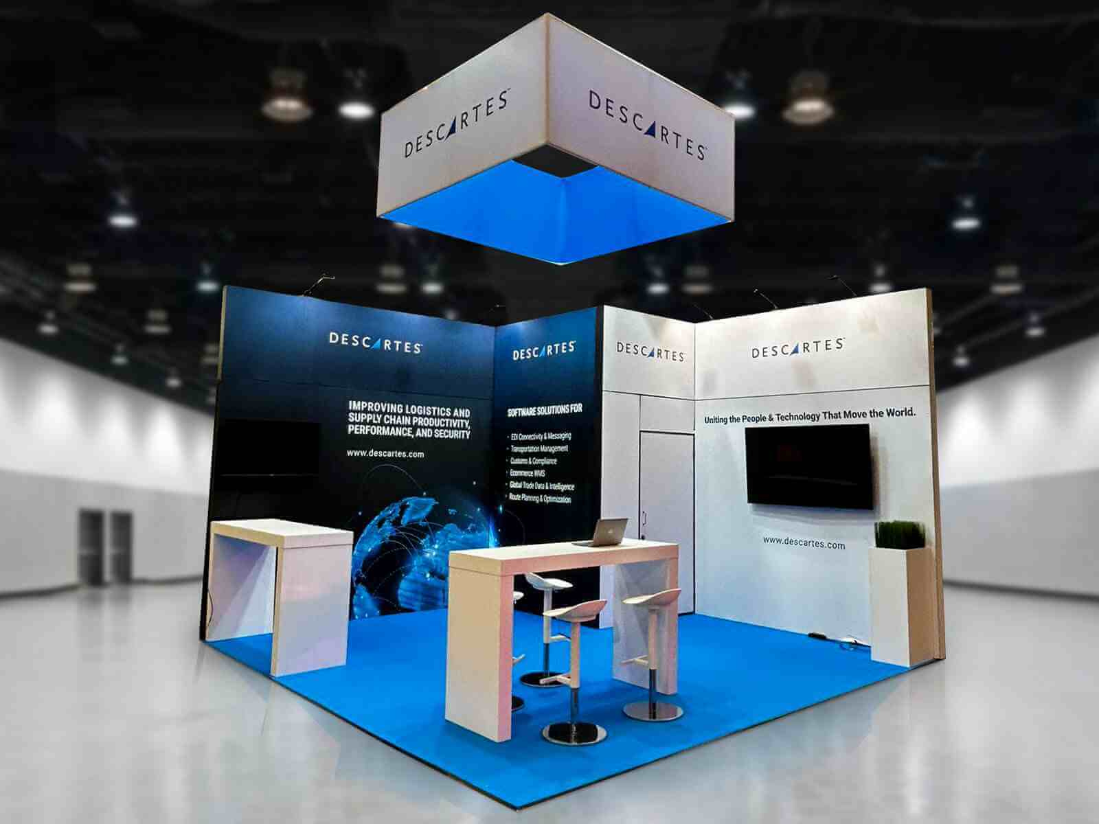 Standbouw voor DESCARTES op ICT & logistiek 2024, Utrecht